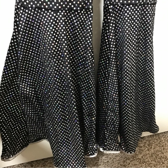 Forum costume womens sequin dance flare pant bodysuit size Small - Picture 8 of 12